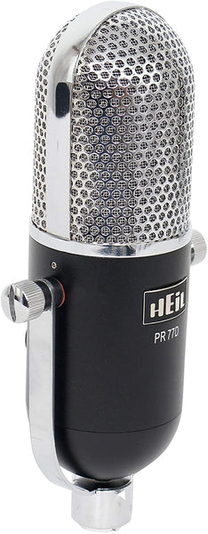 Heil Sound PR-77D Vintage Microphone (Black) for Podcast