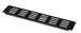 Gator GRW-PNLVNT1 Gator Rackworks Slotted Panel; Elongated Vent Holes; 1.2mm; Flanged for Rigidity; 1U