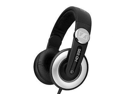 Sennheiser HD 205-II Studio Grade DJ Headphones (Black/Grey)