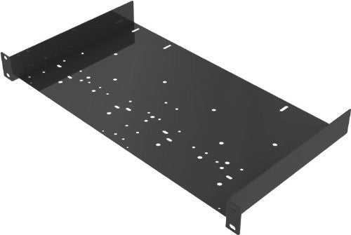 Gator GRW-SHELF1UNI Gator Rackworks Shelf w/ Universal Hole Pattern to Accommodate Less than Rack Width Components; 25lb Weight Capacity; 1U