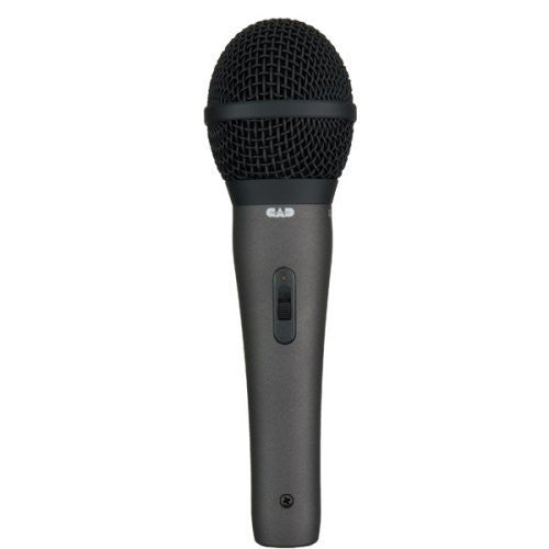 CAD CAD22A Supercardioid Dynamic Microphone with on/off Switch - with 15' XLR-M to XLR-F Cable (Refurb)