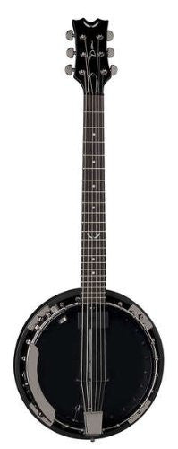 Dean Backwoods 6 Banjo w/Pickup in Black Chrome