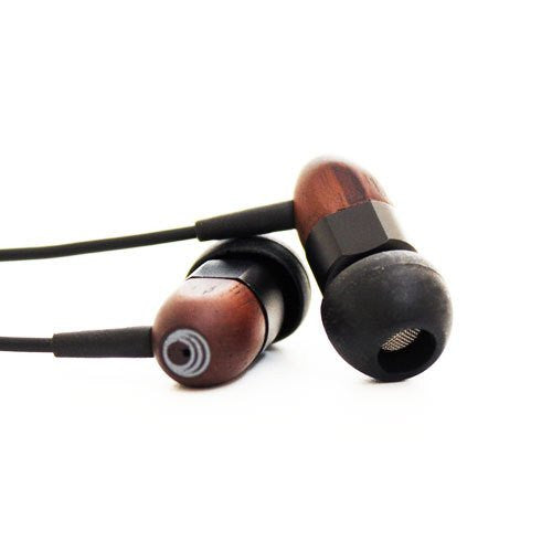 thinksound ts02-blkchoc 8mm Passive Noise Isolating Wooden Headphone with Award Winning Warm and Balanced Sound (Black/Chocolate) (Refurb)