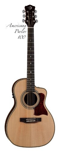 Luna Americana Parlor Cutaway with B-band, AMP 100