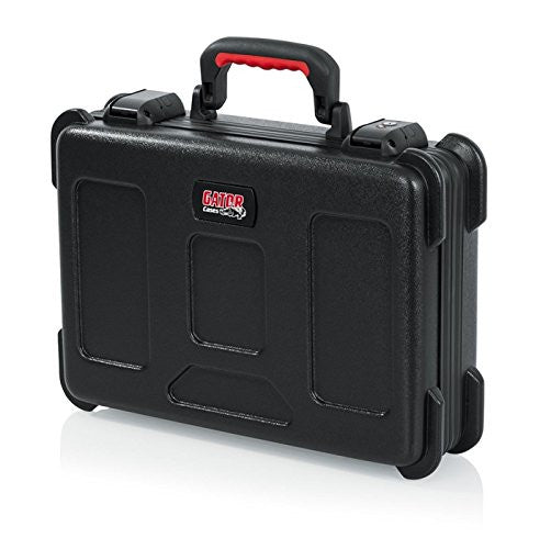 Gator TSA Series ATA Molded Polyethylene Case for Foam Drops for (6) Wireless Microphones with Battery Storage