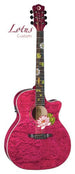 Luna Flora Lotus GC quilt maple with cust fbd, FLO LOT CUST