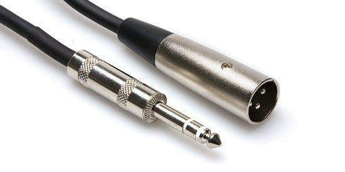 Hosa Pro Cable 1/4" TRS - XLR3M 5ft