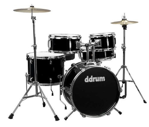 DDrum D1 Junior Drum Set 5pc - Midnight Black