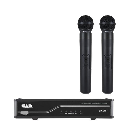 CAD GXLUHH UHF Wireless Dual Cardioid Dynamic Handheld Microphone System, L frequency (Refurb)