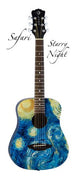 Luna Safari Starry Night Travel Guitar, SAF STR (Refurb)