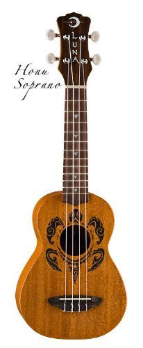 Luna Ukulele Honu Soprano with gigbag, UKE HONU