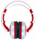 CAD Sessions MH510 Closed-Back Around-Ear Studio Headphones, White & Red