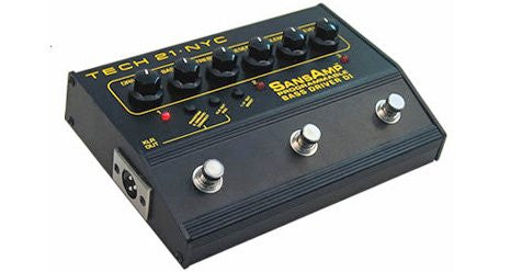 Tech 21 SansAmp Programmable Bass Driver DI - w/ 3 channels