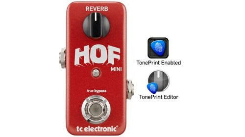 TC Electronic TonePrint Hall of Fame MINI Reverb Signal Path Pedal (Refurb)