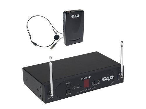 CAD WX1210HW: VHF Wireless Head Worn Microphone System