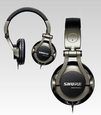 Shure SRH550 DJ Headphones (Black)