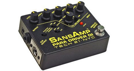 Tech 21 SansAmp Para Driver DI - Instrument Pre-amp Pedal w/Parametric EQ (Refurb)