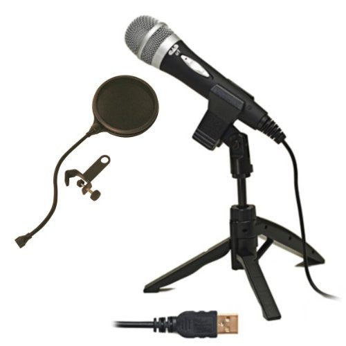 CAD U1 USB Microphone Bundle with Pop Filter Popper Stopper