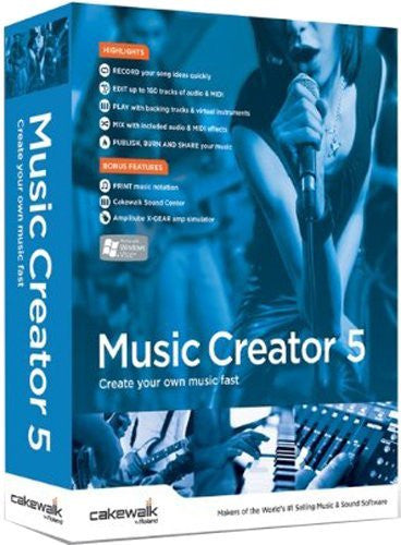 Cakewalk Creator 6 music creator software