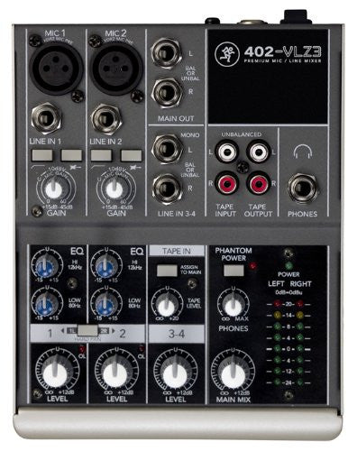 Mackie 402vlz3 4-Channel Compact Recording/SR Mixer