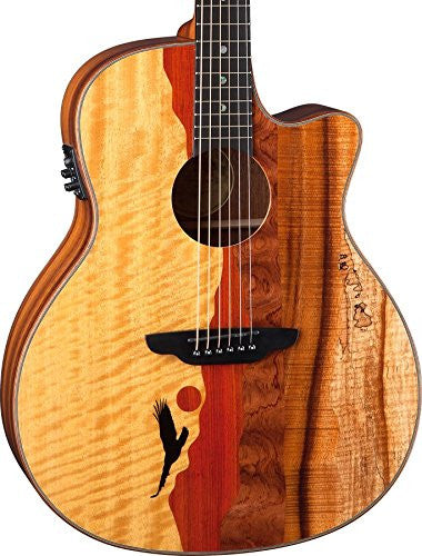 Luna Vista Eagle A/E, Tropical Wood, Koa Back