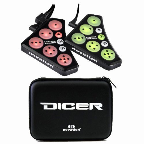 Novation Dicer Cue Point, Looping Control and Dicer Case Bag Bundle