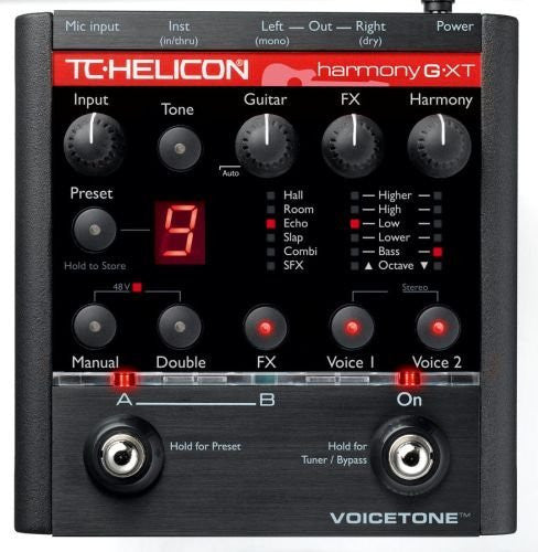 TC-Helicon VoiceTone Harmony-G XT Vocal Effects Processor