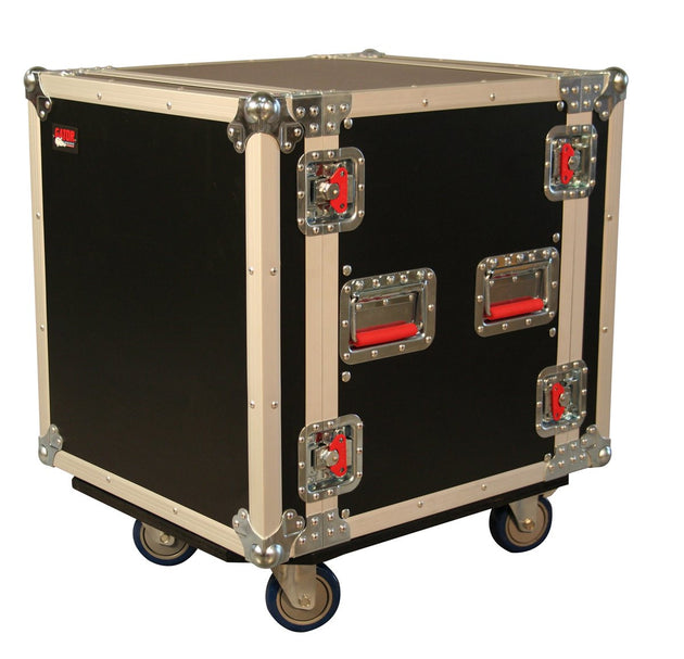 Gator 12U, Standard Audio Road Rack Case w/ Casters