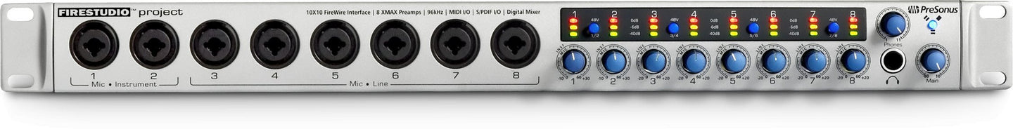 PreSonus FireStudio Project 10x10 FireWire Recording Interface w/Mixer & Router