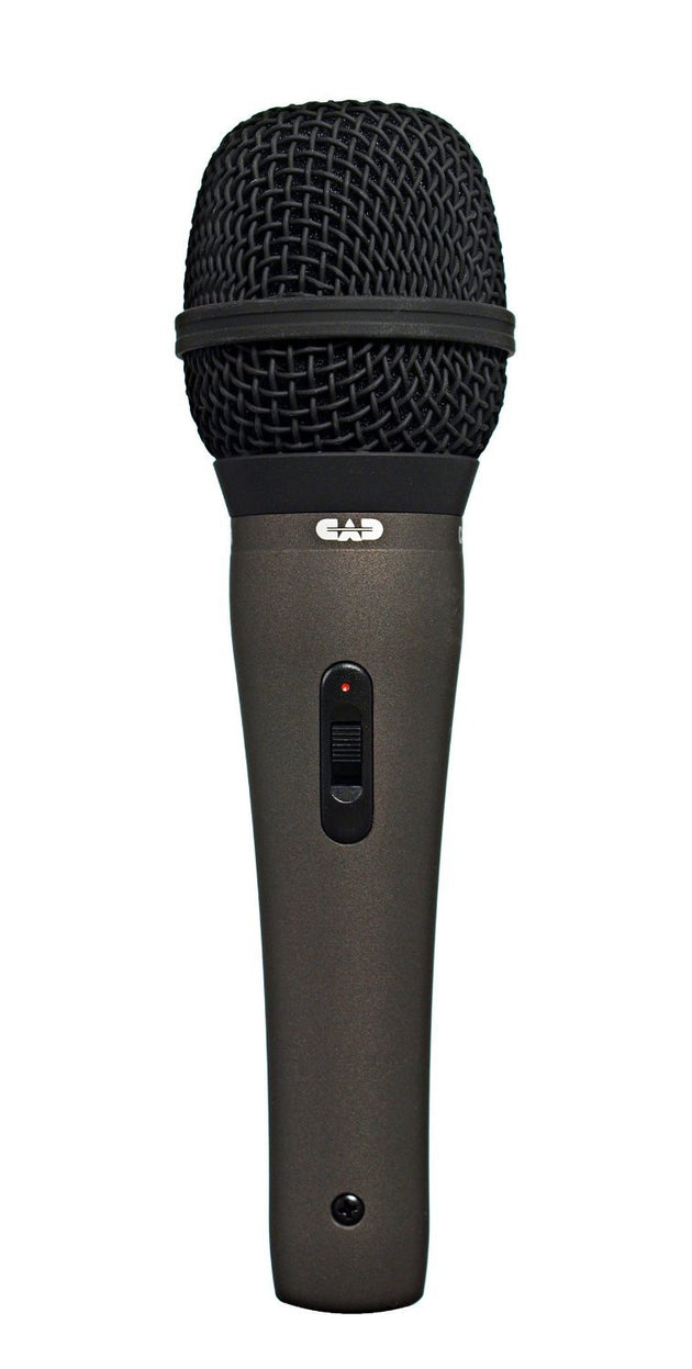 CAD CAD25A Supercardioid Dynamic Microphone with on/off Switch - with 15' XLR-M to XLR-F Cable