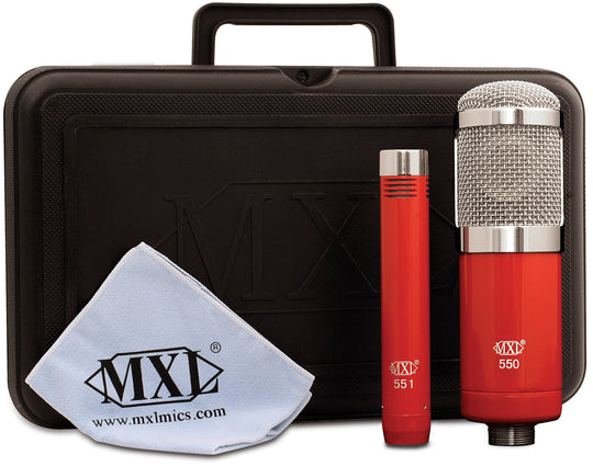 Marshall MXL-550/551 Microphone Ensemble includes 1 550 microphone and 1 551 Instrument Microphone