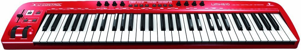 Behringer U-CONTROL UMX610 The Ultimate Studio in a Box: 61-Key USB/MIDI Controller Keyboard with Separate USB/Audio Interface