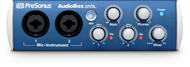 Presonus AudioBox22 VSL- Advanced 2x2 USB 2.0 Recording Interface (Refurb)