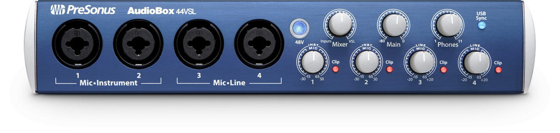 Presonus AudioBox 44 VSL- Advanced 4x4 USB 2.0 recording interface (Refurb)