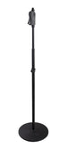 Gator GFW-MIC-1201 Frameworks roundbase mic stand with 12" round base and deluxe one handed clutch Frameworks roundbase mic stand with 12" round base and deluxe one handed clutch