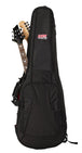 Gator 4G Style gig bag for 2 electric guitars with adjustable backpack straps, GB-4G-ELECX2