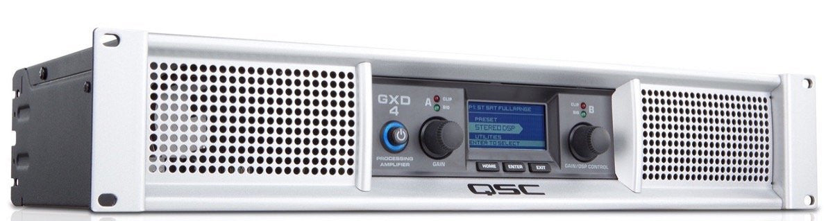 QSC GX7 Light weight, professional power amplifier, 2 channels, 725 watts/ch at 8?, 1000 watts/ch