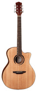 Luna WABI SABI Grand Concert Solid Top Acoustic/Electric Guitar